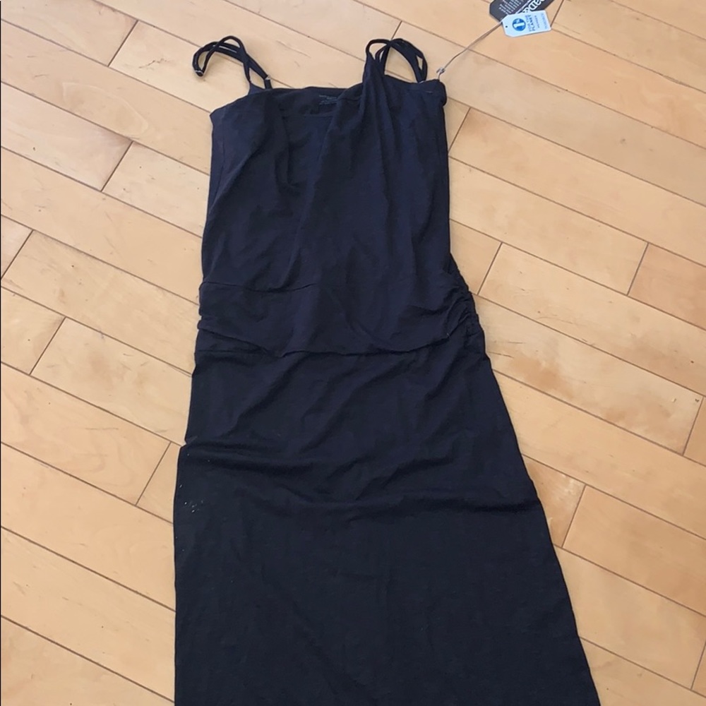 Toad & Co Black Maxi Dress NWT